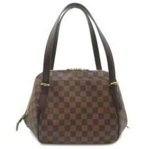 Louis Vuitton Belem Shoulder Bag Damier Ebene Brown